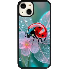 Coque iPhone 13 - Silicone rigide noir Ladybird in bloom Spring 2026