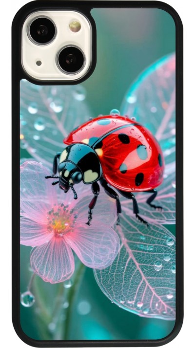 iPhone 13 Case Hülle - Silikon schwarz Ladybird in bloom Spring 2026