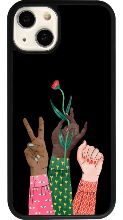 Coque iPhone 13 - Silicone rigide noir Womens day 2026 2