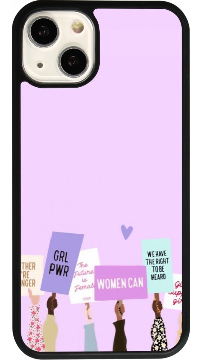 Coque iPhone 13 - Silicone rigide noir Womens day 2026 9