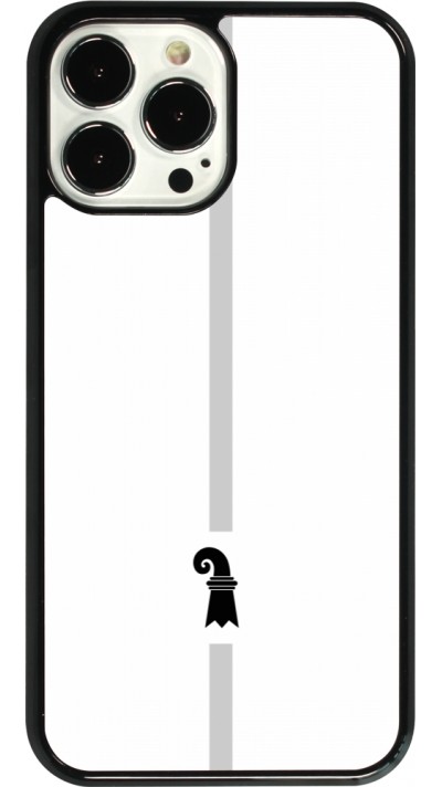 iPhone 13 Pro Max Case Hülle - Kanton BS weiss