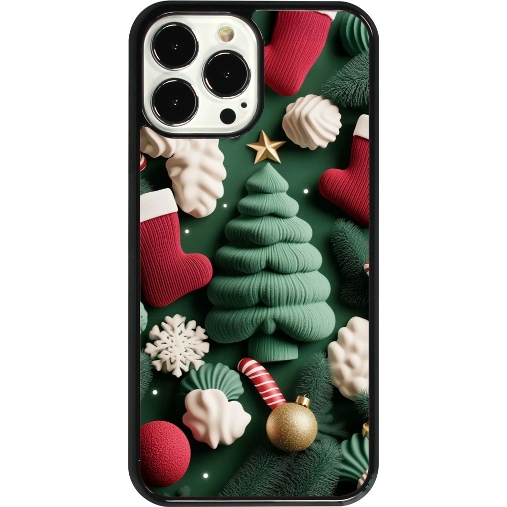Coque iPhone 13 Pro Max - Christmas 25 Christmas textiles