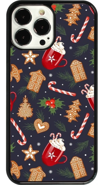Coque iPhone 13 Pro Max - Christmas 25 Pattern Gingerbread House