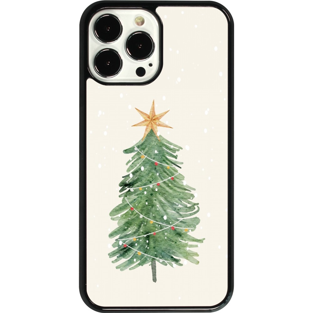 Coque iPhone 13 Pro Max - Christmas 25 Sketch Tree