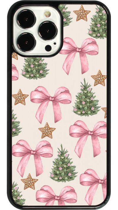 Coque iPhone 13 Pro Max - Christmas 25 Vintage Ribbons