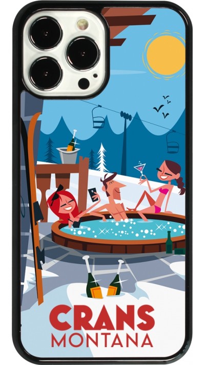 Coque iPhone 13 Pro Max - Crans-Montana Mountain Jacuzzi
