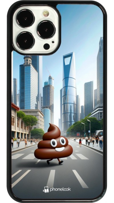 iPhone 13 Pro Max Case Hülle - Kackhaufen Emoji Spaziergang