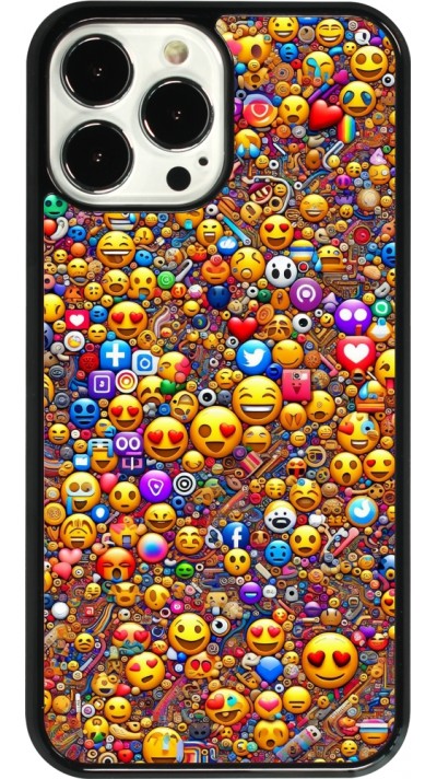 iPhone 13 Pro Max Case Hülle - Emoji gemischt