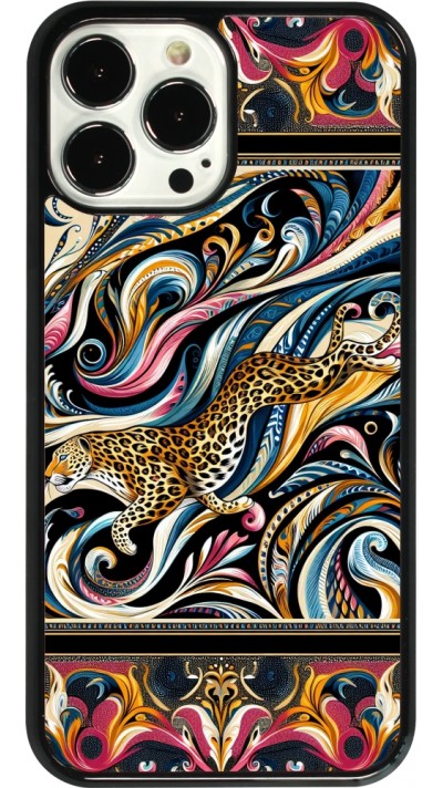 iPhone 13 Pro Max Case Hülle - Leopard Abstrakte Kunst