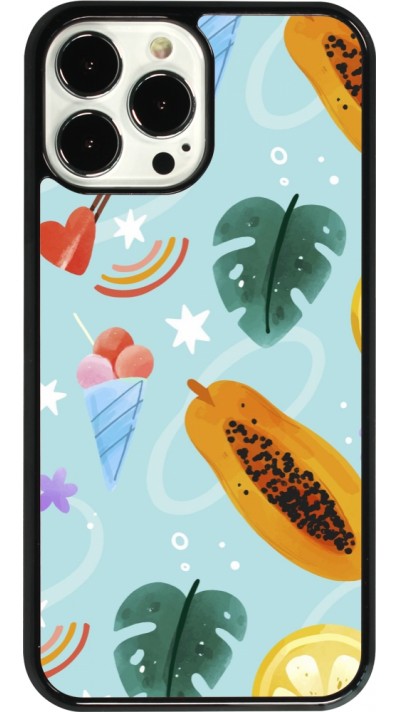 Coque iPhone 13 Pro Max - Summer 2025 Pattern papaya