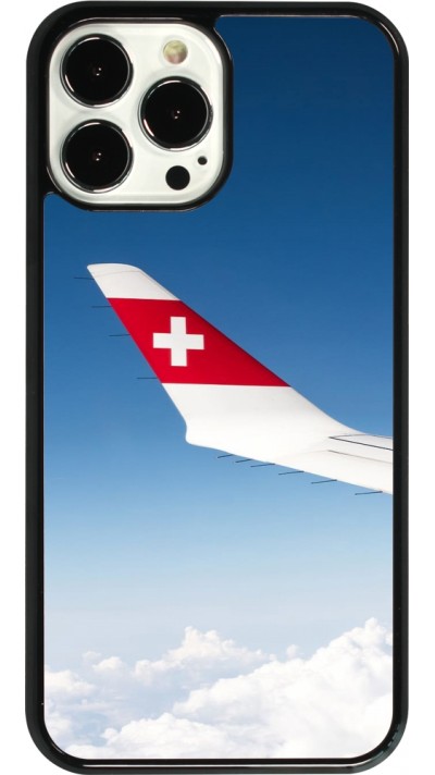 iPhone 13 Pro Max Case Hülle -  Schweizer Nationalfeiertag Sky Swiss Flag