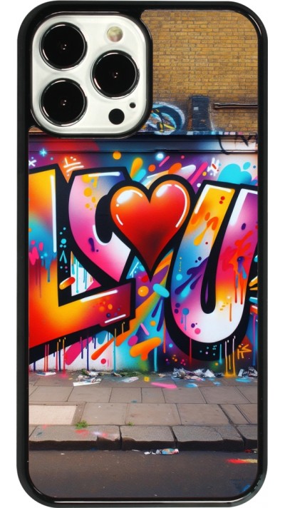 Coque iPhone 13 Pro Max - Valentine 2025 Love U Tag