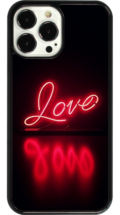 Coque iPhone 13 Pro Max - Valentine 2025 Neon Love