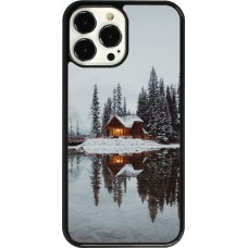 Coque iPhone 13 Pro Max - Winter 25 Winter house forest afternoon