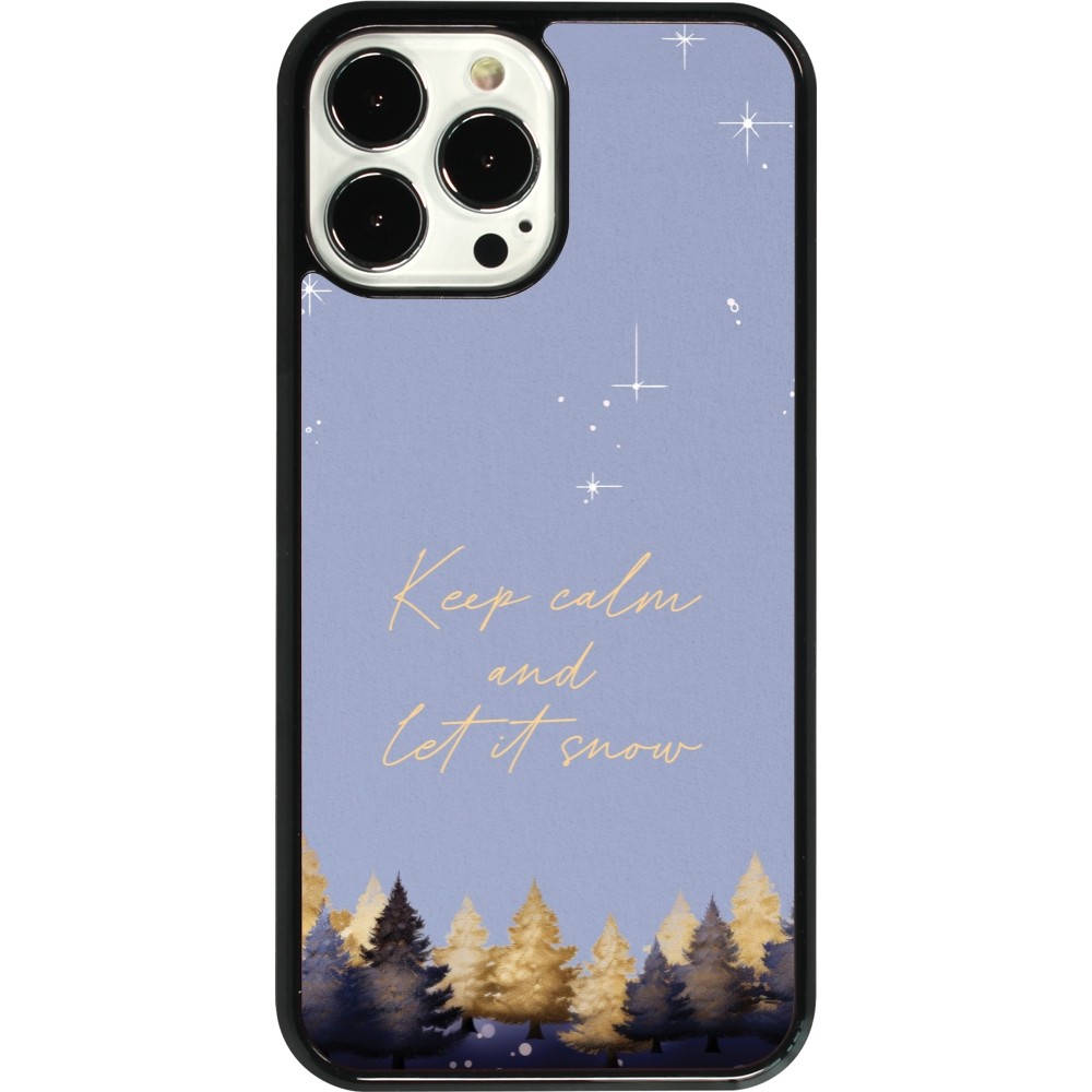 Coque iPhone 13 Pro Max - Winter 25 Winter illustration of trees