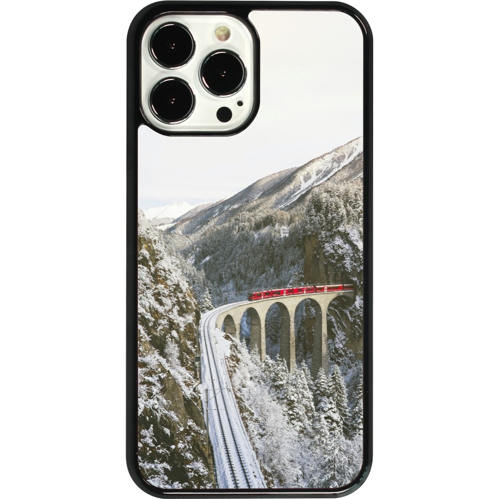 Coque iPhone 13 Pro Max - Winter 25 Winter polar express