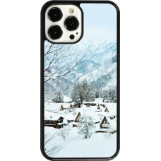Coque iPhone 13 Pro Max - Winter 25 Winter snowy landscape