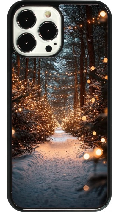 Coque iPhone 13 Pro Max - Winter 25 Winter snowy road