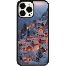 Coque iPhone 13 Pro Max - Winter 25 Winter snowy village