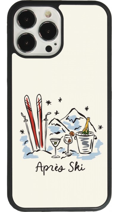 Coque iPhone 13 Pro Max - Silicone rigide noir After the sky 2026