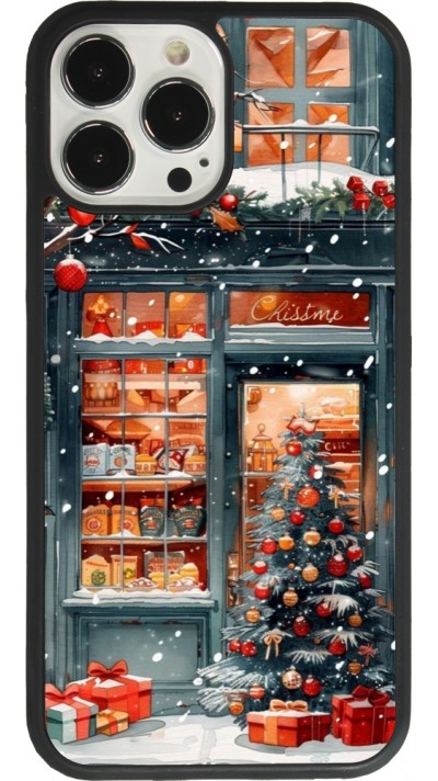Coque iPhone 13 Pro Max - Silicone rigide noir Christmas 25 Xmas Shop