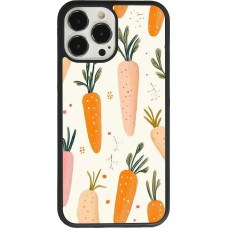 Coque iPhone 13 Pro Max - Silicone rigide noir Easter 2026 Illustration carrots