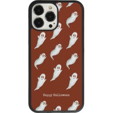 iPhone 13 Pro Max Case Hülle - Silikon schwarz Halloween 2025 Pattern of ghosts