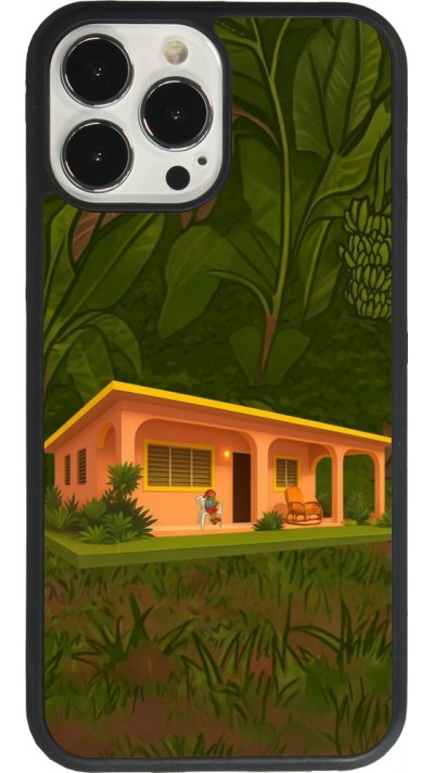 Coque iPhone 13 Pro Max - Silicone rigide noir Benitos house DTMF