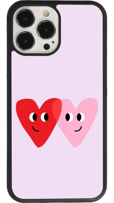 Coque iPhone 13 Pro Max - Silicone rigide noir Saint Valentines Day 26 Heart