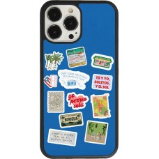 Coque iPhone 13 Pro Max - Silicone rigide noir Seals of the Dominican Republic DTMF