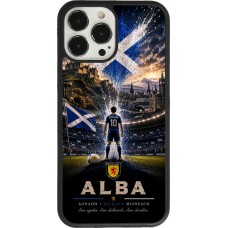 Coque iPhone 13 Pro Max - Silicone rigide noir Football Écosse splash 2026