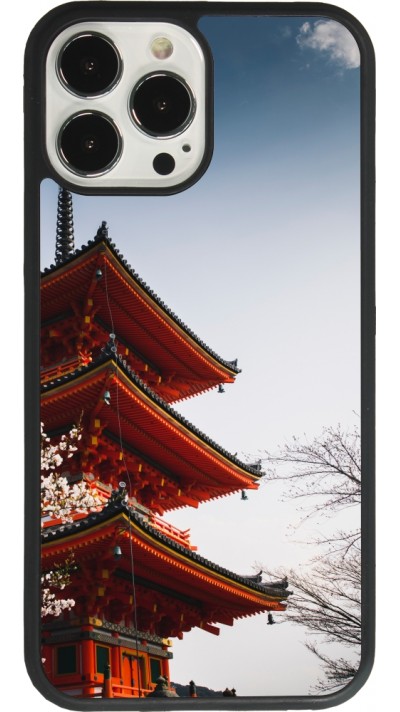 Coque iPhone 13 Pro Max - Silicone rigide noir Spring 23 Japan