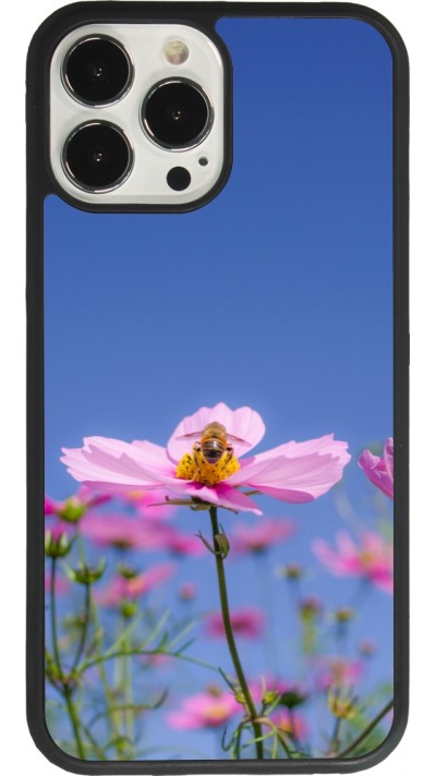 Coque iPhone 13 Pro Max - Silicone rigide noir Bee on a flower 2026