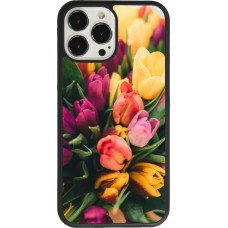 Coque iPhone 13 Pro Max - Silicone rigide noir Bouquet of tulips 2026