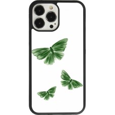 Coque iPhone 13 Pro Max - Silicone rigide noir Butterflies 2026