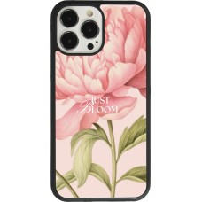 Coque iPhone 13 Pro Max - Silicone rigide noir Just Bloom 2026