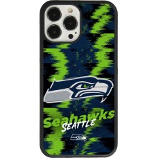Coque iPhone 13 Pro Max - Silicone rigide noir Super Bowl 26 Seattle 2