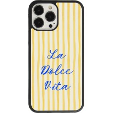 Coque iPhone 13 Pro Max - Silicone rigide noir The good life 2026