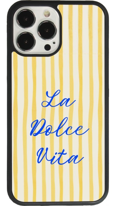 Coque iPhone 13 Pro Max - Silicone rigide noir The good life 2026