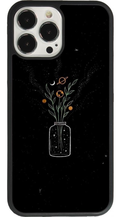 Coque iPhone 13 Pro Max - Silicone rigide noir Vase black