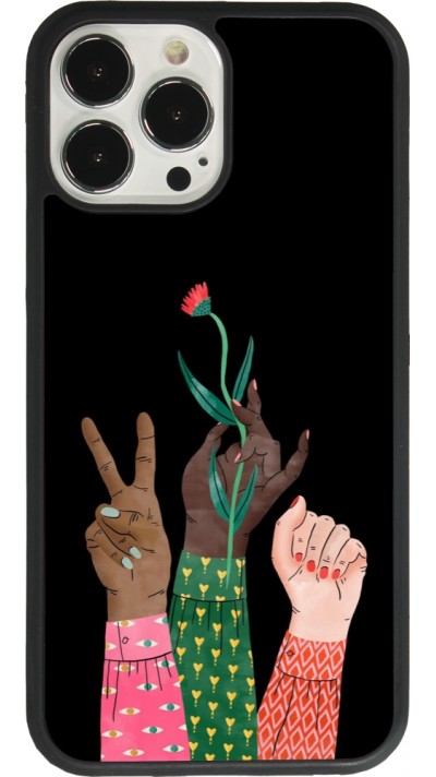 Coque iPhone 13 Pro Max - Silicone rigide noir Womens day 2026 2