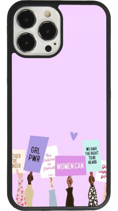 Coque iPhone 13 Pro Max - Silicone rigide noir Womens day 2026 9