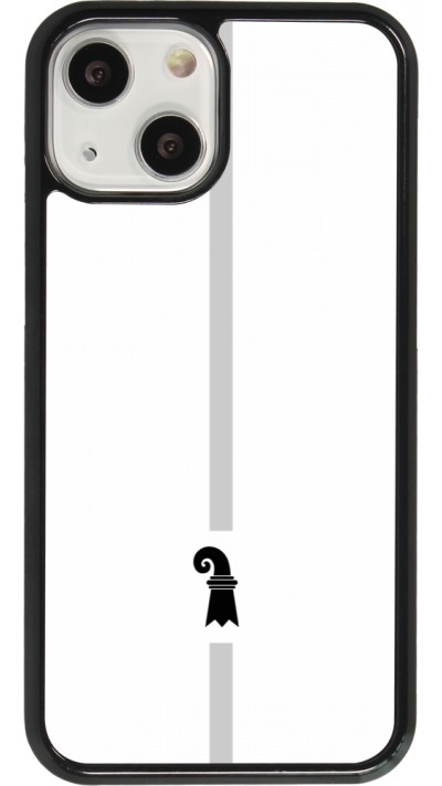 iPhone 13 mini Case Hülle - Kanton BS weiss