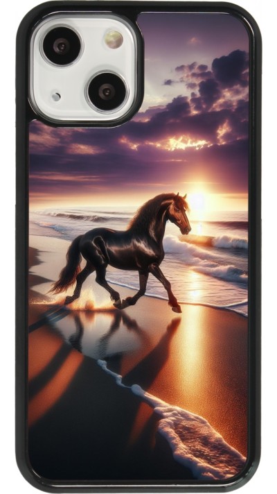 iPhone 13 mini Case Hülle - Pferd majestätisch Strand