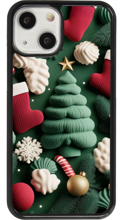 Coque iPhone 13 mini - Christmas 25 Christmas textiles