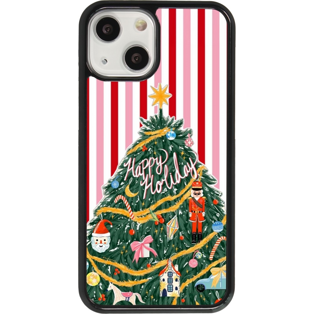 Coque iPhone 13 mini - Christmas 25 Happy Holiday