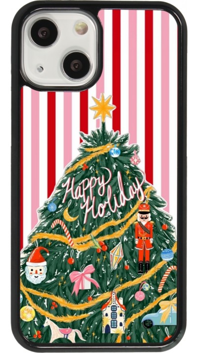 Coque iPhone 13 mini - Christmas 25 Happy Holiday
