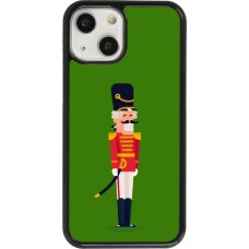 Coque iPhone 13 mini - Christmas 25 Nutcracker Green