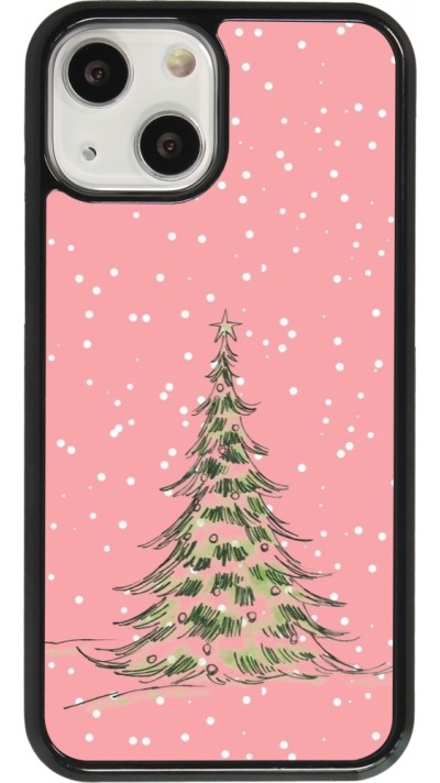 Coque iPhone 13 mini - Christmas 25 Pink Tree