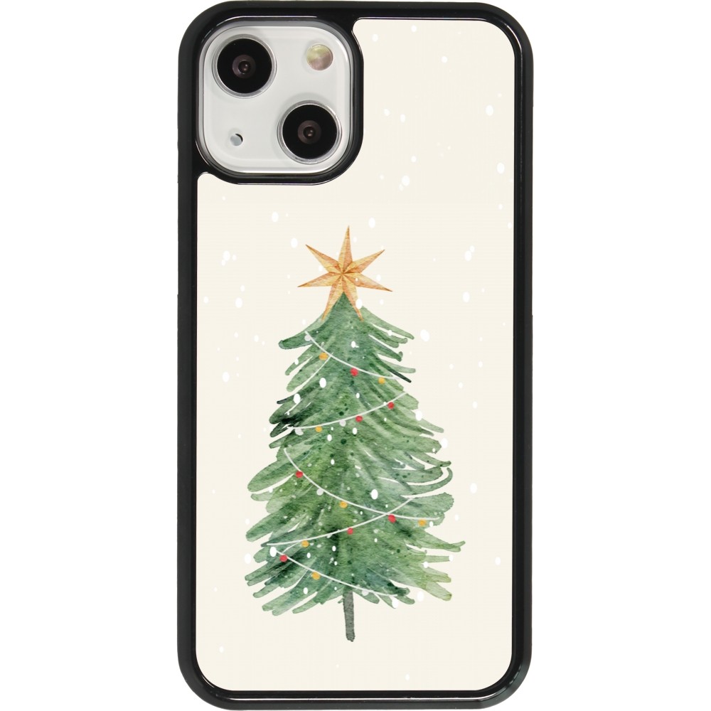 Coque iPhone 13 mini - Christmas 25 Sketch Tree